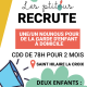 RECRUTEMENT URGENT DEBUT LE 30 MAI