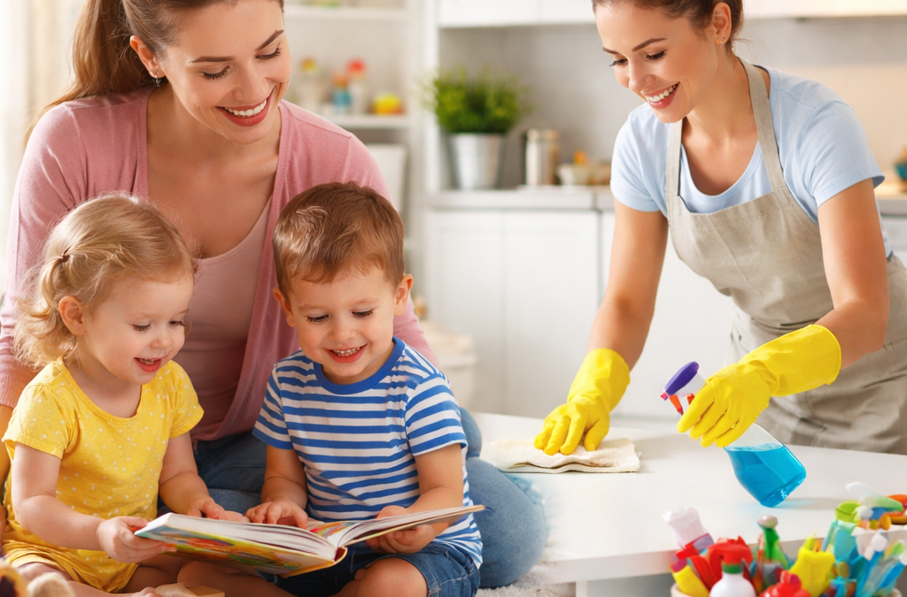 Garde d’enfants et ménage à domicile : la solution tout-en-un proposée par La Maison des P’titous