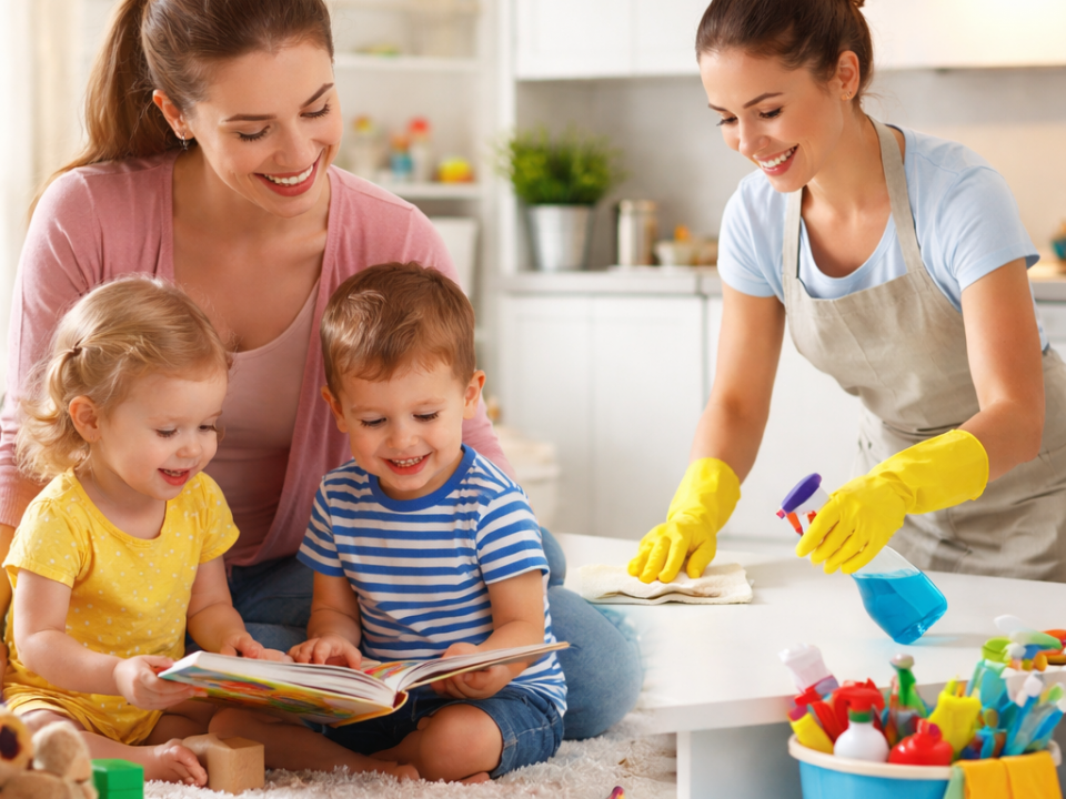 Garde d’enfants et ménage à domicile : la solution tout-en-un proposée par La Maison des P’titous